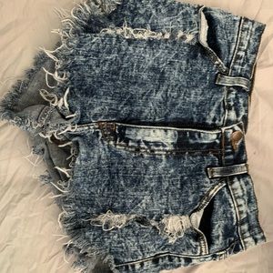 demin jean shorts